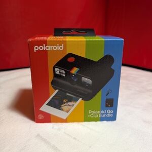 Factory Sealed Polaroid Go + Clip Bundle